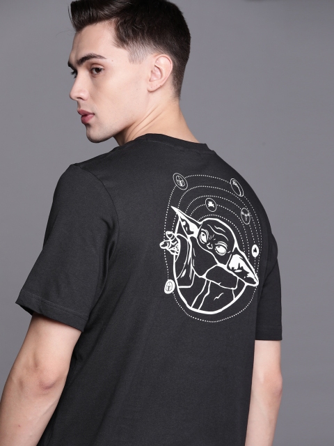 

ADIDAS Men Black & White Star Wars TC Pure Cotton T-shirt