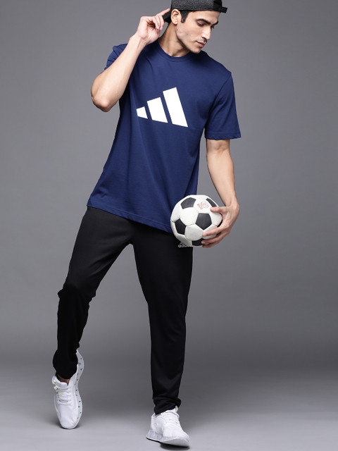 

ADIDAS Men Blue FI 3B Printed Training T-Shirt