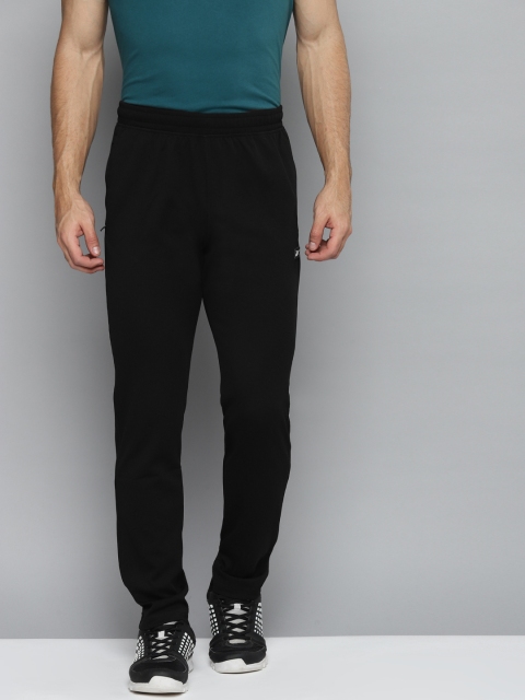 

Reebok Men Black Textured Prime Training Track Pants