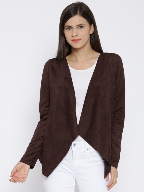 

Vero Moda Brown Polyester Lace Back Shrug