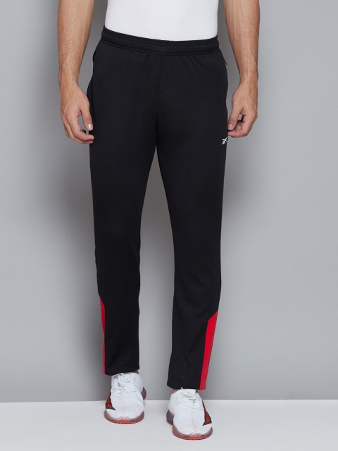 

Reebok Men Black Solid WF Track Pants