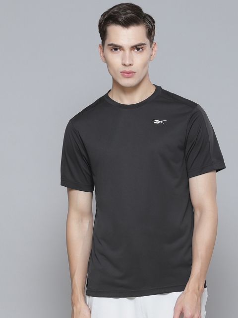 

Reebok Men Black UBF Perforated SS Training T-Shirt