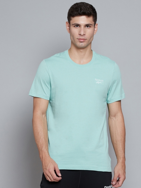 

Reebok Men Blue Solid Classic Identity Cotton Training T-shirt