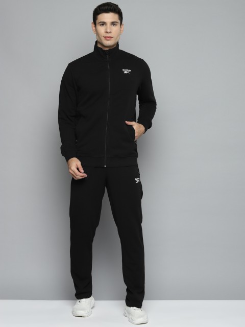 

Reebok Men Black Solid Training Tracksuits