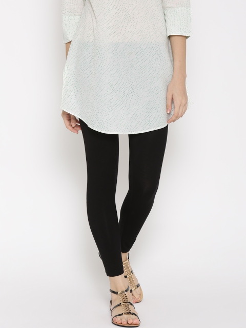 

AURELIA Black Ankle-Length Leggings