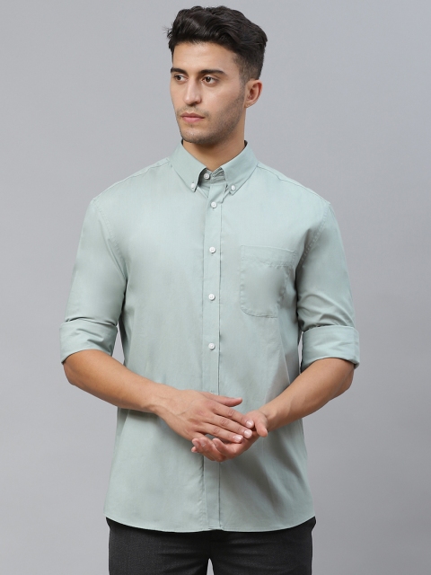 

Marks & Spencer Men Green Pure Cotton Casual Shirt