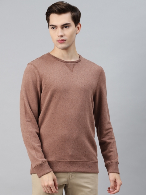 

Marks & Spencer Men Brown Solid Sweatshirt