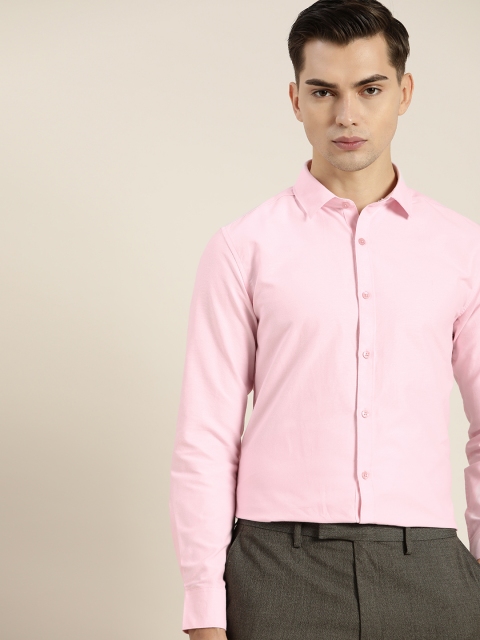

INVICTUS Men Pink Slim Fit Opaque Formal Shirt