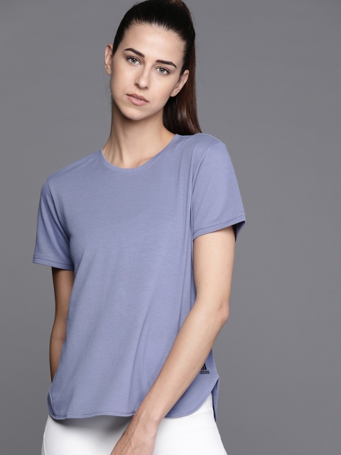

ADIDAS Women Blue Go To 2.0 Training Sustainable T-shirt
