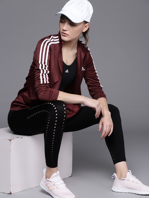 

ADIDAS Women Burgundy Sporty SERENO Jacket