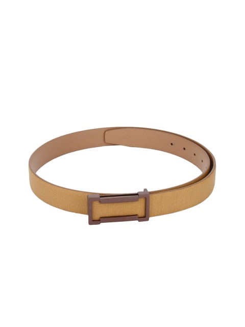 

Alvaro Castagnino Men Beige Genuine Leather Belt