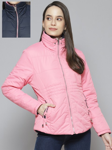 

Foreign Culture By Fort Collins Women Pink Reversible Padded Jacket