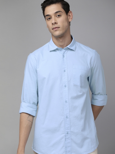 

Blackberrys Men Blue Slim Fit Casual Shirt