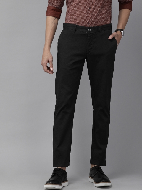 

Blackberrys Men Black Sharp Fit Chinos Trousers