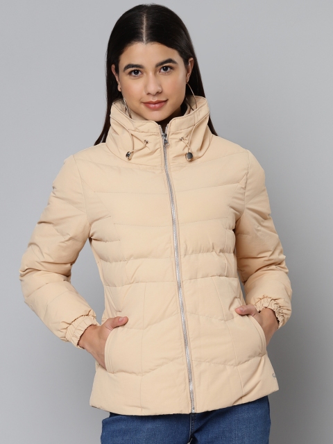 

Fort Collins Women Beige Solid Padded Jacket