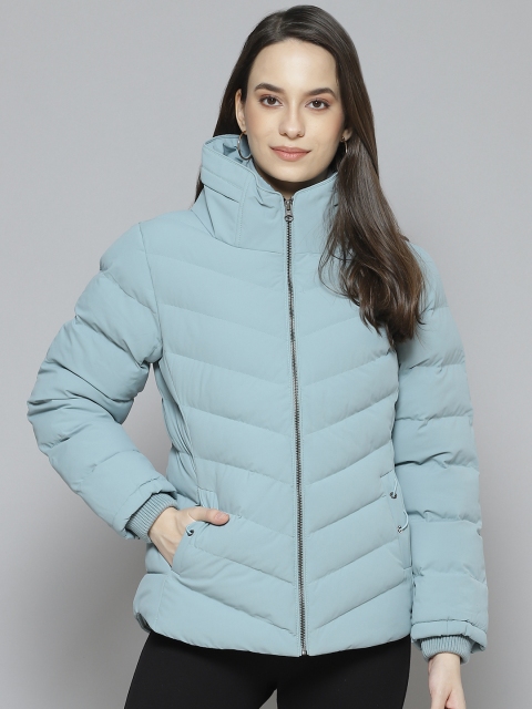 

Fort Collins Women Blue Solid Padded Jacket