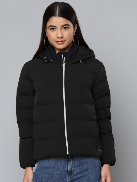 

Fort Collins Women Black Hooded Padded Jacket