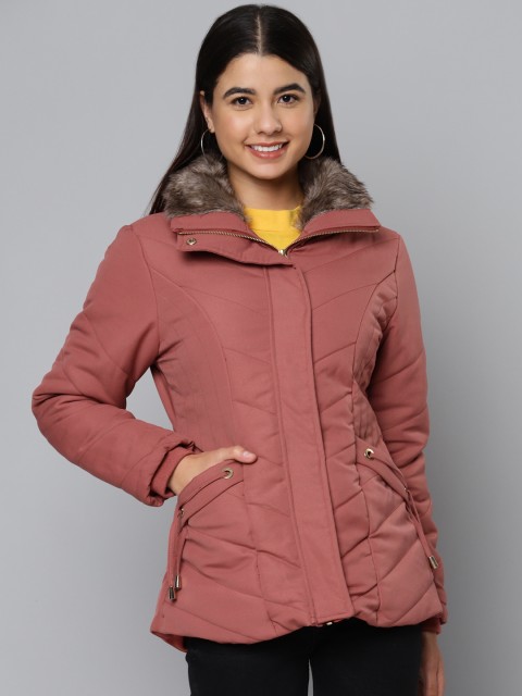 

Fort Collins Women Maroon Longline Padded Jacket