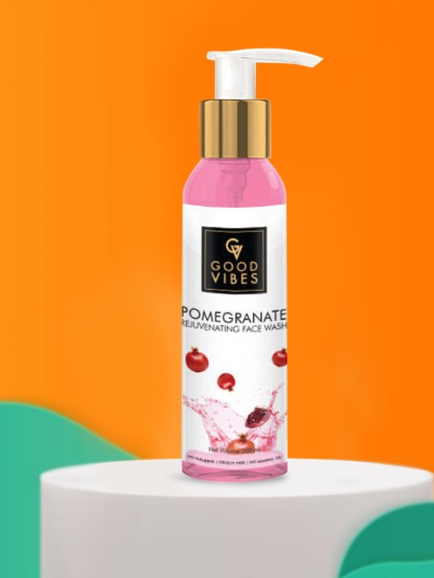 

Good Vibes Rejuvenating Face Wash - Pomegranate 200 ml, Transparent