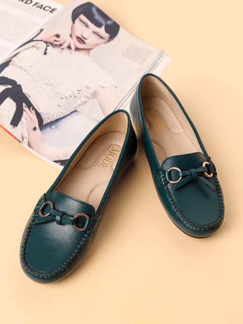 

Mode by Red Tape Women Teal Green Loafers