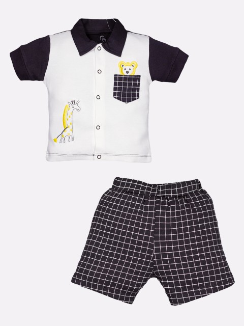 

BABY GO Boys Charcoal T-shirt with Shorts