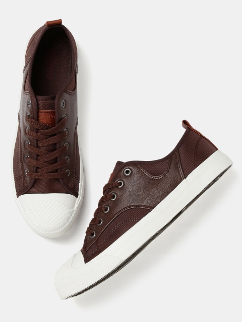 

Roadster Men Coffee Brown Solid Sneakers