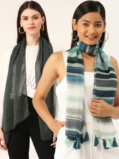

Trend Arrest Women Pack of 2 Scarves, Multi