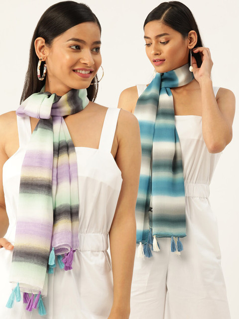 

Trend Arrest Women Set of 2 Scarves, Multi