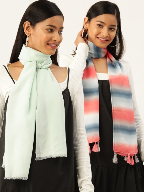 

Trend Arrest Women Pack of 2 Scarves, Multi