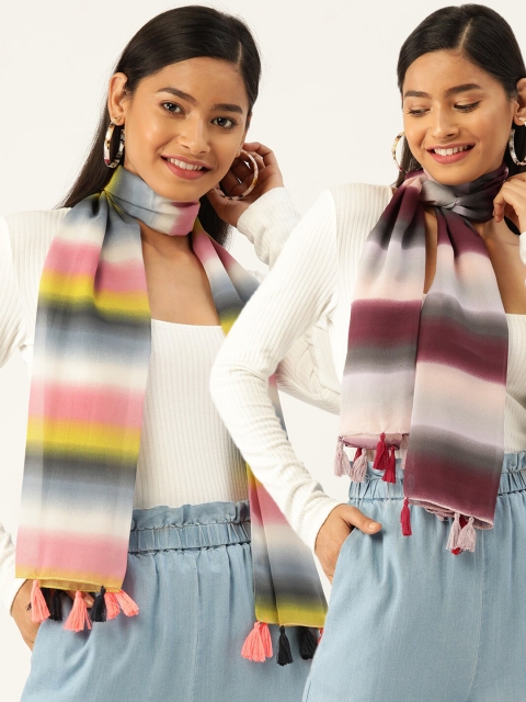 

Trend Arrest Women Set of 2 Scarves, Multi