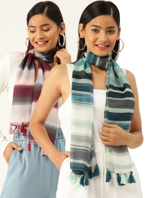 

Trend Arrest Women Pack of 2 Scarves, Multi