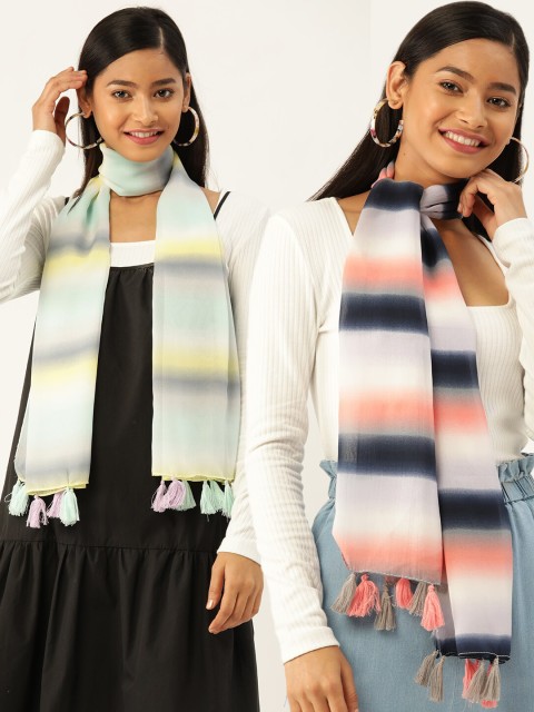 

Trend Arrest Women Pack of 2 Scarves, Multi