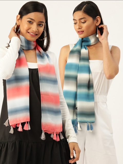 

Trend Arrest Women Set of 2 Scarves, Multi