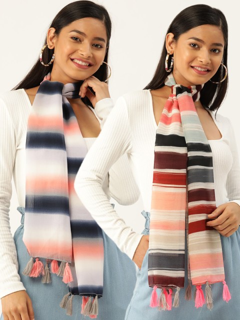 

Trend Arrest Women Set of 2 Scarves, Multi