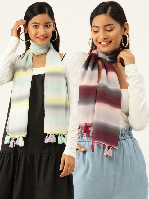 

Trend Arrest Women Pack of 2 Scarves, Multi