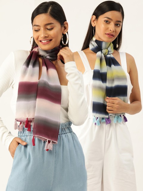 

Trend Arrest Women Pack of 2 Scarves, Multi