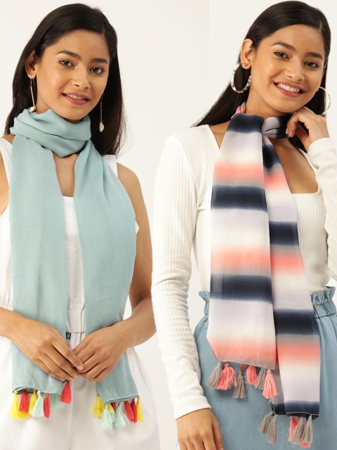 

Trend Arrest Women Pack of 2 Scarves, Multi