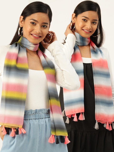 

Trend Arrest Women Set of 2 Scarves, Multi