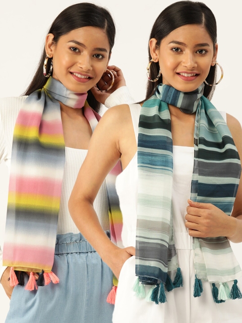 

Trend Arrest Women Pack of 2 Scarves, Multi