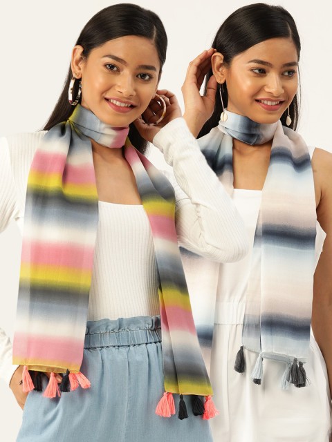 

Trend Arrest Women Set of 2 Scarves, Multi