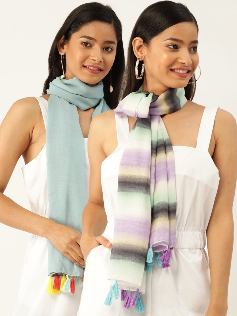 

Trend Arrest Women Pack of 2 Scarves, Multi