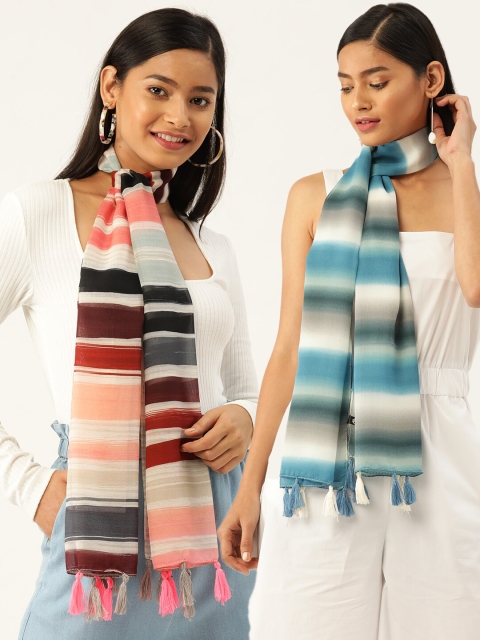 

Trend Arrest Women Set of 2 Scarves, Multi