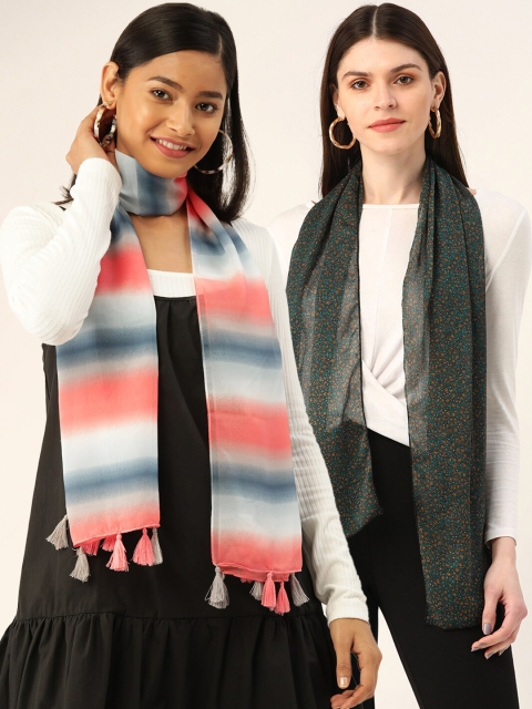 

Trend Arrest Women Pack of 2 Scarves, Multi