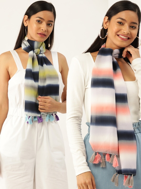 

Trend Arrest Women Pack of 2 Scarves, Multi