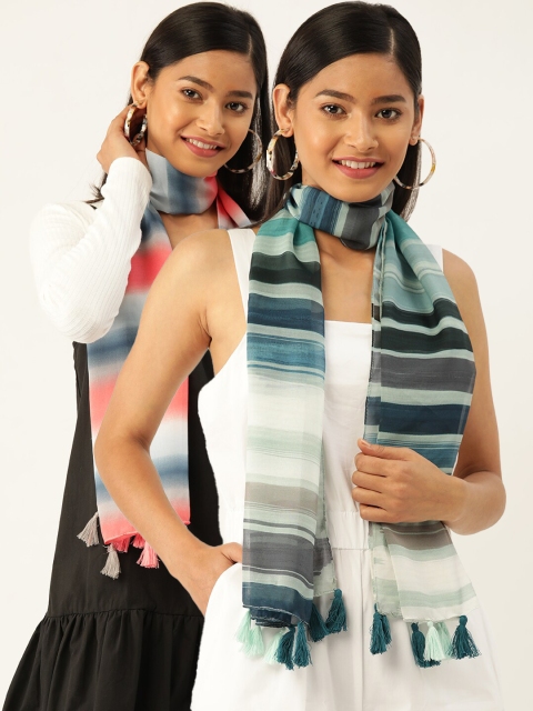 

Trend Arrest Women Set of 2 Scarves, Multi
