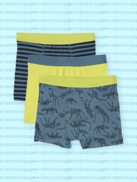 

mothercare Boys Pack of 3 Boxer Briefs, Green