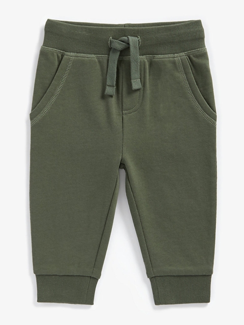 

mothercare Infant Boys Olive Green Pure Cotton Ankle Length Joggers