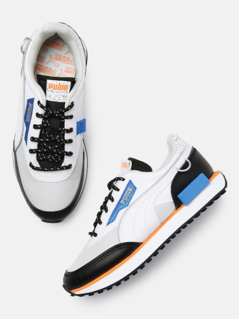 

Puma Boys Off-White & Grey Future Rider Astronauts Sneakers