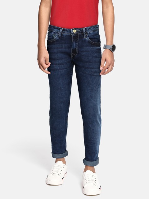 

Allen Solly Junior Boys Navy Blue Skinny Fit Clean Look Stretchable Jeans