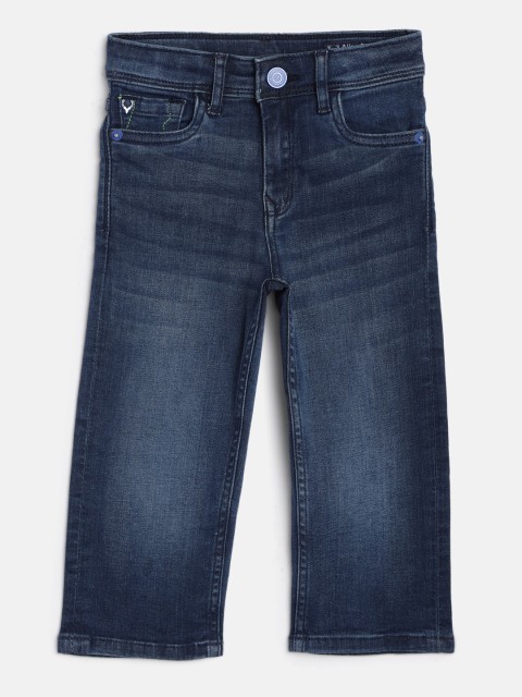

Allen Solly Junior Boys Blue Mid-Rise Light Fade Stretchable Jeans
